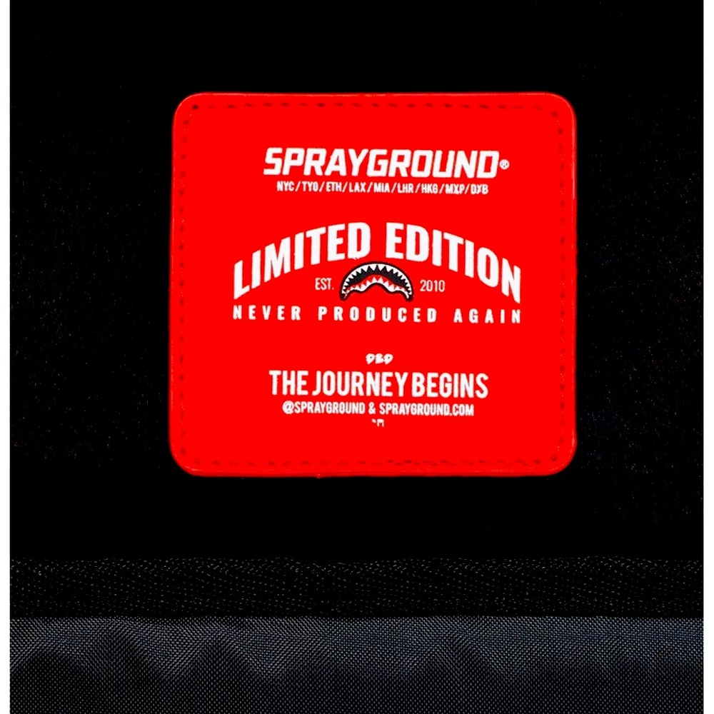 Sprayground army camo back pack